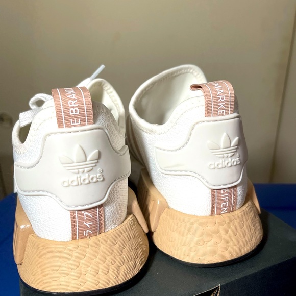 adidas gazelle silver green womens Adidas NMD_R1 Cloud White Orange– Hype Stew Sneakers Detroit main image 0